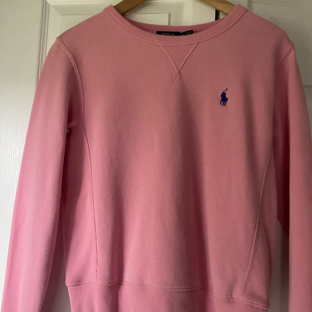Polo Ralph Lauren Pink Pullover Sweatshirt